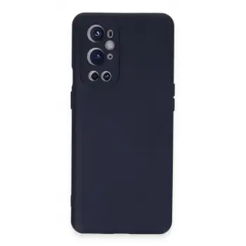 Newface One Plus 9 Pro Kılıf Nano içi Kadife Silikon - Lacivert