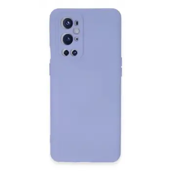 Newface One Plus 9 Pro Kılıf Nano içi Kadife Silikon - Lila