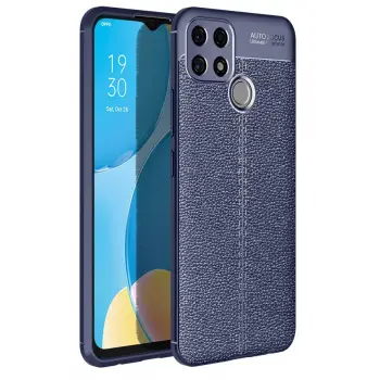 Newface Oppo A15 Kılıf Auto Focus Kapak - Lacivert