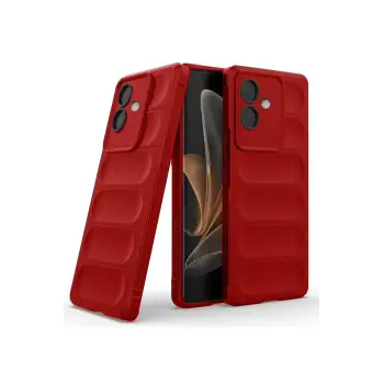 Newface Oppo A3 Kılıf Optimum Silikon - Kırmızı