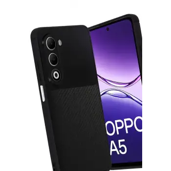 Newface Oppo A5 4G Auto Focus Karbon Kapak - Siyah