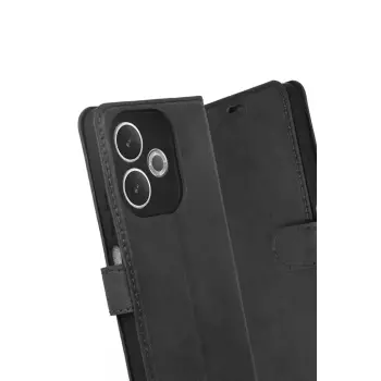 Newface Oppo A5 Pro 4G Trend S Plus Kapaklı Kılıf - Siyah