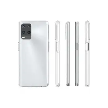 Newface Oppo A54 4G Kılıf Deluxe 2mm Şeffaf Silikon - Şeffaf