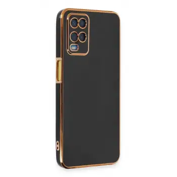 Newface Oppo A54 4G Kılıf Volet Silikon - Siyah