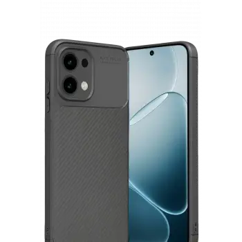 Newface Oppo A6 Pro 4G Auto Focus Karbon Kapak - Gri