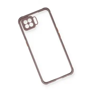 Newface Oppo A73 Kılıf Miami Şeffaf Silikon - Açık Mor