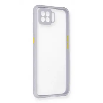 Newface Oppo A73 Kılıf Miami Şeffaf Silikon - Lila