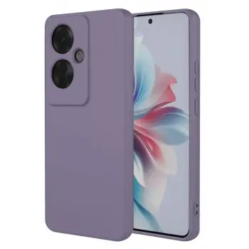 Newface Oppo Reno 11F Kılıf First Silikon - Lila
