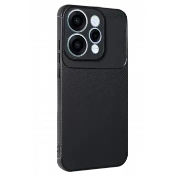 Newface Oppo Reno 15 Auto Focus Karbon Kapak - Siyah