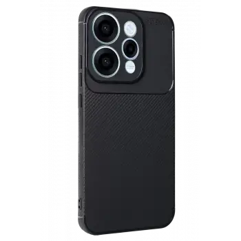 Newface Oppo Reno 15 Auto Focus Karbon Kapak - Siyah