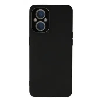 Newface Oppo Reno 7 Lite Kılıf Lansman Glass Kapak - Siyah