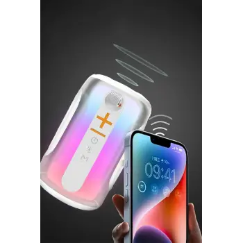 Newface Pluse 8 RGB Kablosuz Hoparlör - Siyah