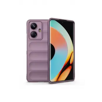 Newface Realme 10 Pro 5G Kılıf Optimum Silikon - Mor
