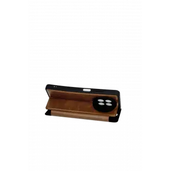 Newface Realme 12 5G Kılıf Flip Cover - Taba