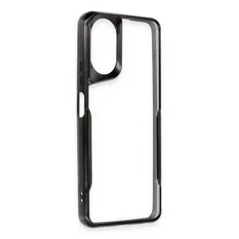 Newface Realme 12 Lite Kılıf Boyi Silikon Kapak - Siyah