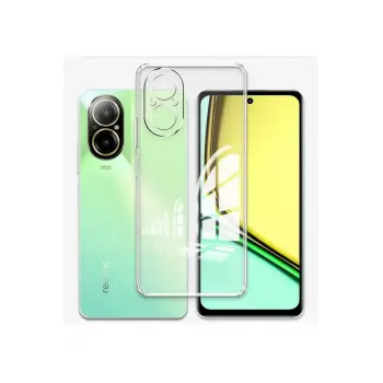 Newface Realme 12 Lite Kılıf Lüx Şeffaf Silikon