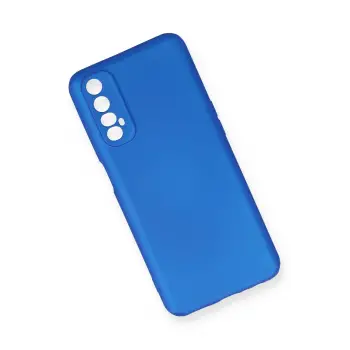 Newface Realme 7 Kılıf First Silikon - Mavi
