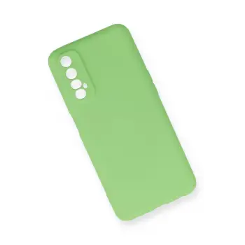 Newface Realme 7 Kılıf First Silikon - Yeşil