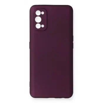 Newface Realme 7 Pro Kılıf First Silikon - Mürdüm