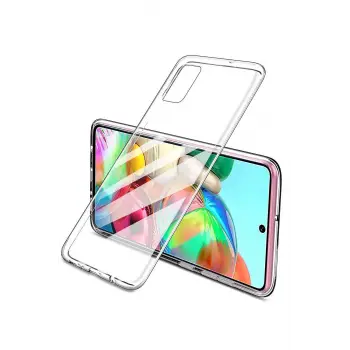 Newface Realme 7 Pro Kılıf Lüx Şeffaf Silikon - Şeffaf