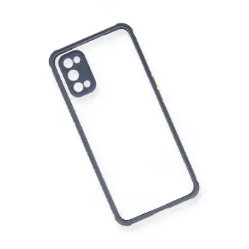 Newface Realme 7 Pro Kılıf Miami Şeffaf Silikon - Gri