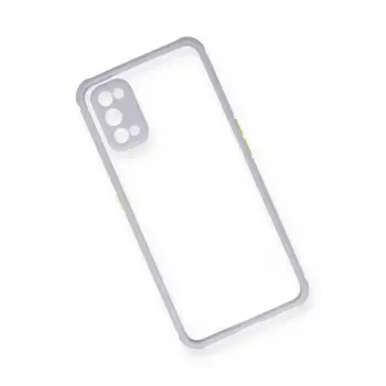 Newface Realme 7 Pro Kılıf Miami Şeffaf Silikon - Lila