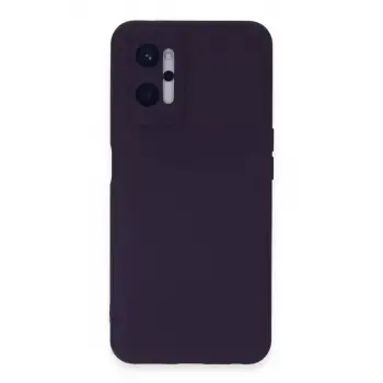 Newface Realme 9i 4G Kılıf Nano içi Kadife Silikon - Mor