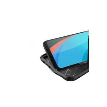 Newface Realme C11 2021 Kılıf Auto Focus Kapak - Siyah