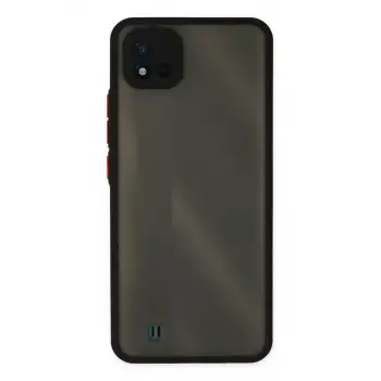 Newface Realme C11 2021 Kılıf Montreal Silikon Kapak - Siyah