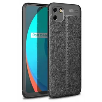 Newface Realme C11 Kılıf Auto Focus Kapak - Siyah