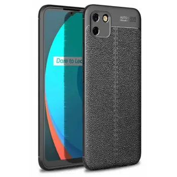 Newface Realme C11 Kılıf Auto Focus Kapak - Siyah