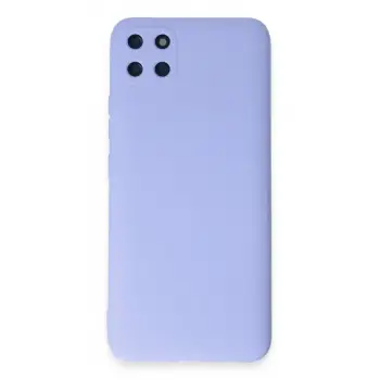 Newface Realme C11 Kılıf Nano içi Kadife Silikon - Lila