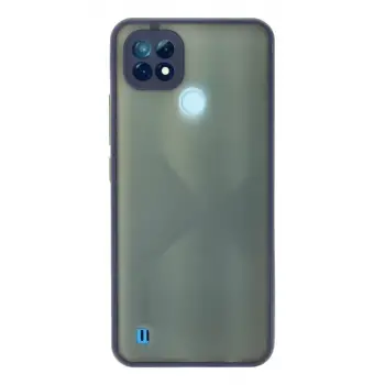 Newface Realme C21 Kılıf Montreal Silikon Kapak - Lacivert
