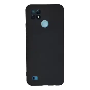 Newface Realme C21 Kılıf Nano içi Kadife Silikon - Lacivert
