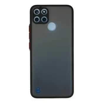 Newface Realme C21Y Kılıf Montreal Silikon Kapak - Siyah
