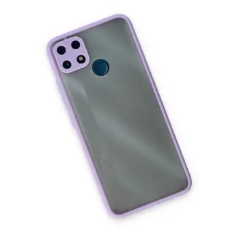 Newface Realme C25 Kılıf Montreal Silikon Kapak - Mor