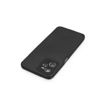 Newface Realme C35 Kılıf Loop Deri Silikon - Siyah