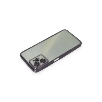 Newface Realme C35 Kılıf Razer Lensli Silikon - Mor