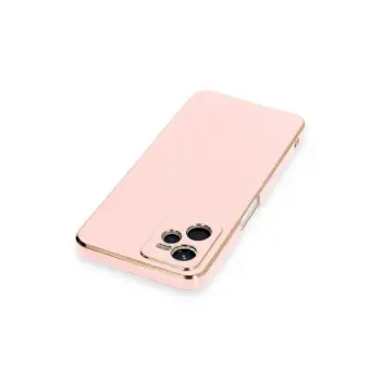 Newface Realme C35 Kılıf Volet Silikon - Pembe