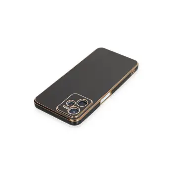 Newface Realme C35 Kılıf Volet Silikon - Siyah