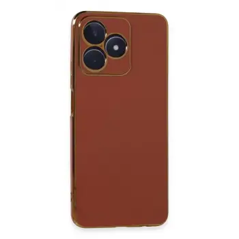Newface Realme C53 Kılıf Volet Silikon - Kırmızı