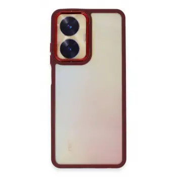 Newface Realme C55 Kılıf Dora Kapak - Kırmızı
