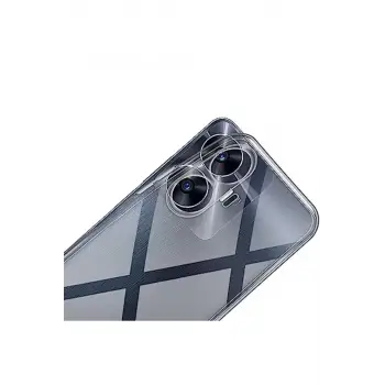 Newface Realme C55 Kılıf Lüx Şeffaf Silikon