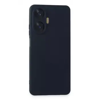 Newface Realme C55 Kılıf Nano içi Kadife Silikon - Lacivert