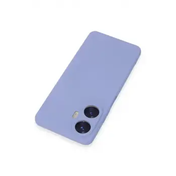 Newface Realme C55 Kılıf Nano içi Kadife Silikon - Lila