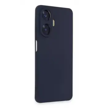 Newface Realme C55 Kılıf Nano içi Kadife Silikon - Mor