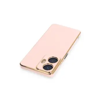 Newface Realme C55 Kılıf Volet Silikon - Pembe