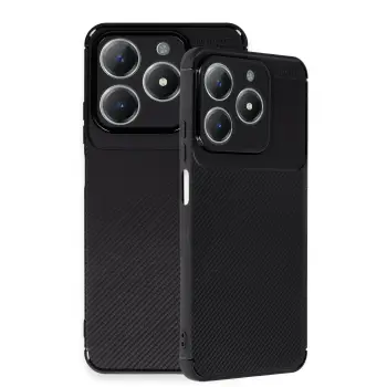 Newface Realme C61 Kılıf Auto Focus Karbon Kapak - Siyah