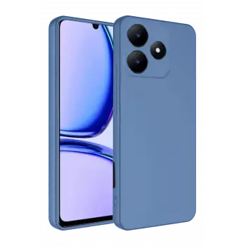 Newface Realme C61 Kılıf First Silikon - Mavi