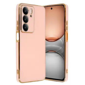 Newface Realme C75 4G Kılıf Volet Silikon - Pembe